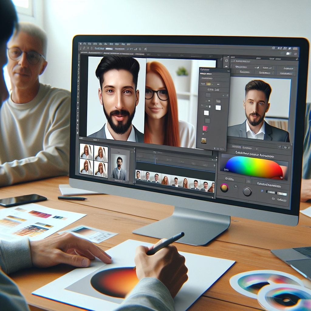 Retouche de portraits