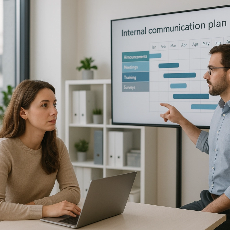 Organisation et animation des réunions internes