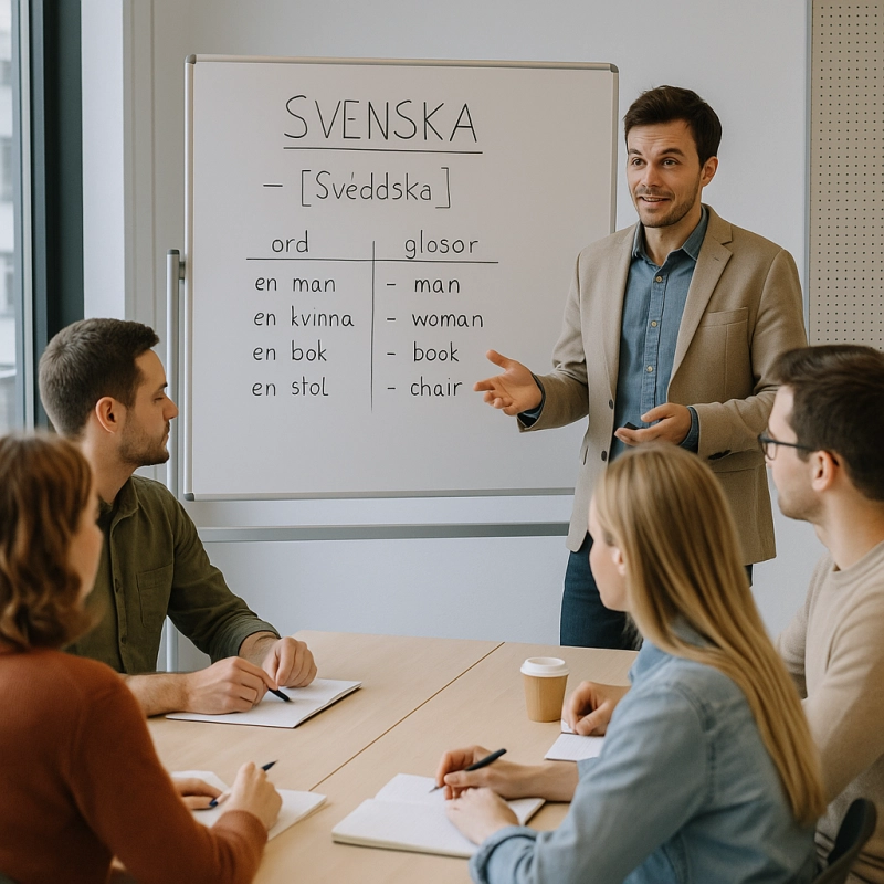Suédois professionnel et en entreprise
