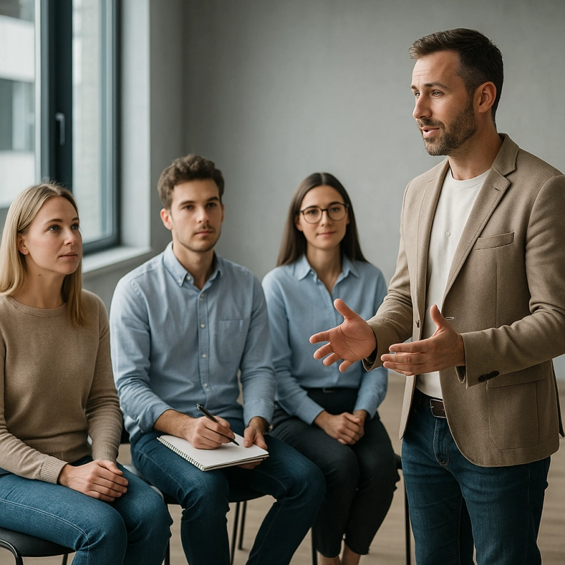 Préparation du contenu et du geste oratoire